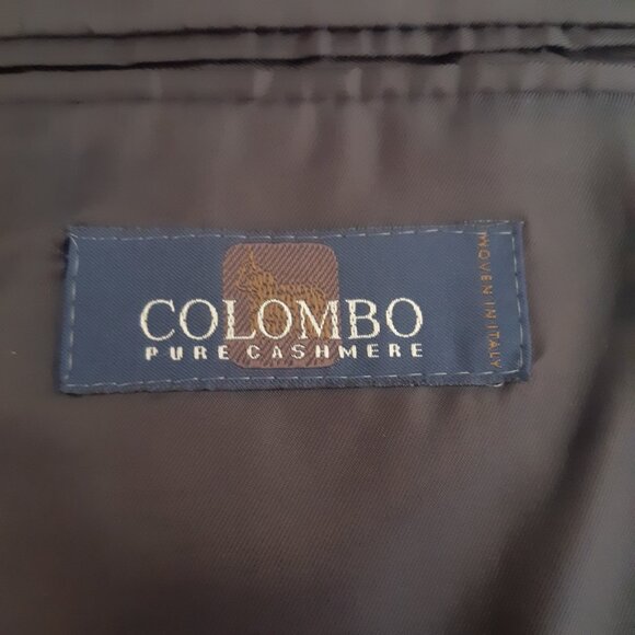 Samuelsohn SZ 46L Columbo 100% Cashmere Black Men's Gable Blazer Jacket - Picture 5 of 14